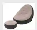 Sofá Sillón Genérico Puff Con Reposapiés Inflable.