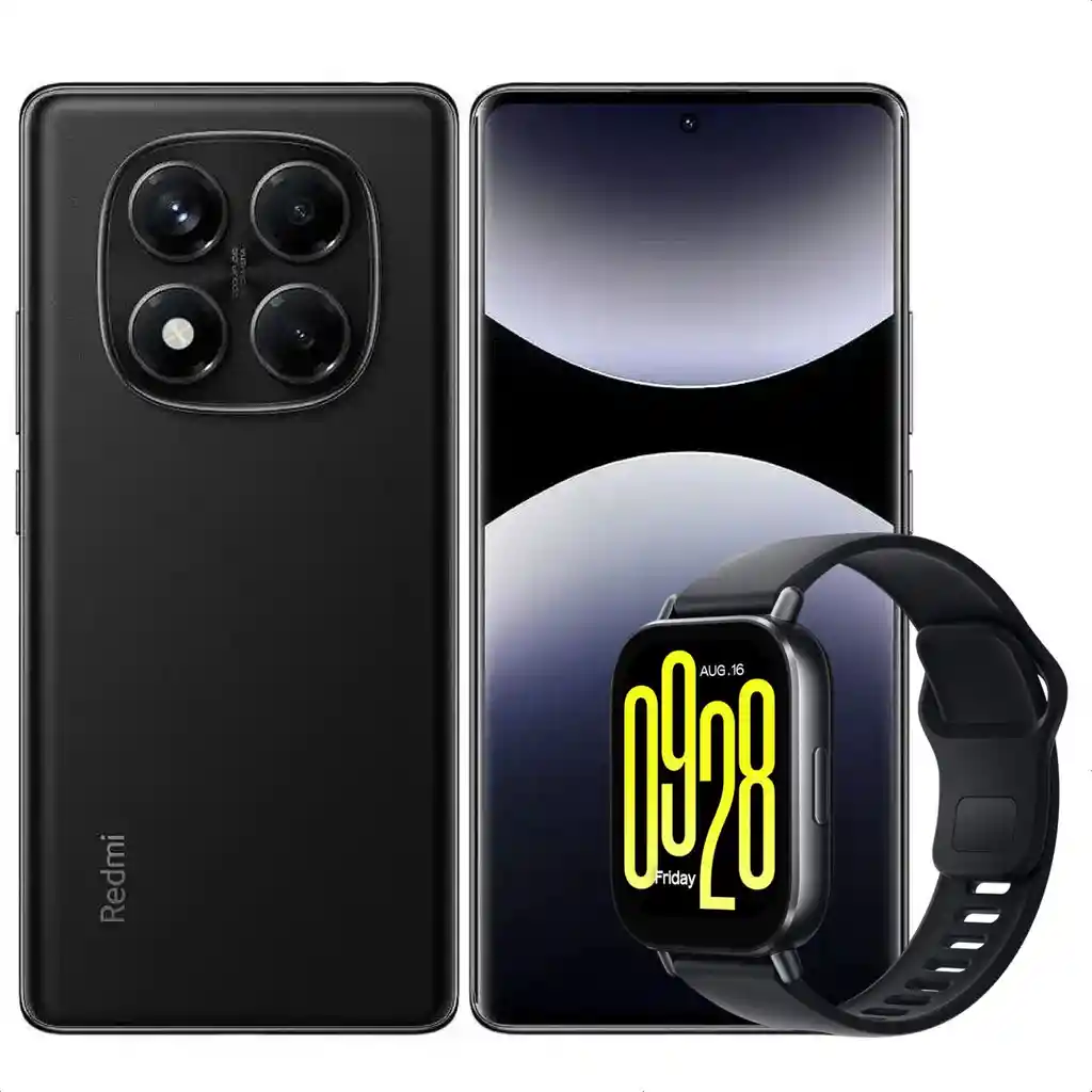 Celular Redmi Note 14 Pro 256gb /8gb Negro + Watch 5 Active Blk