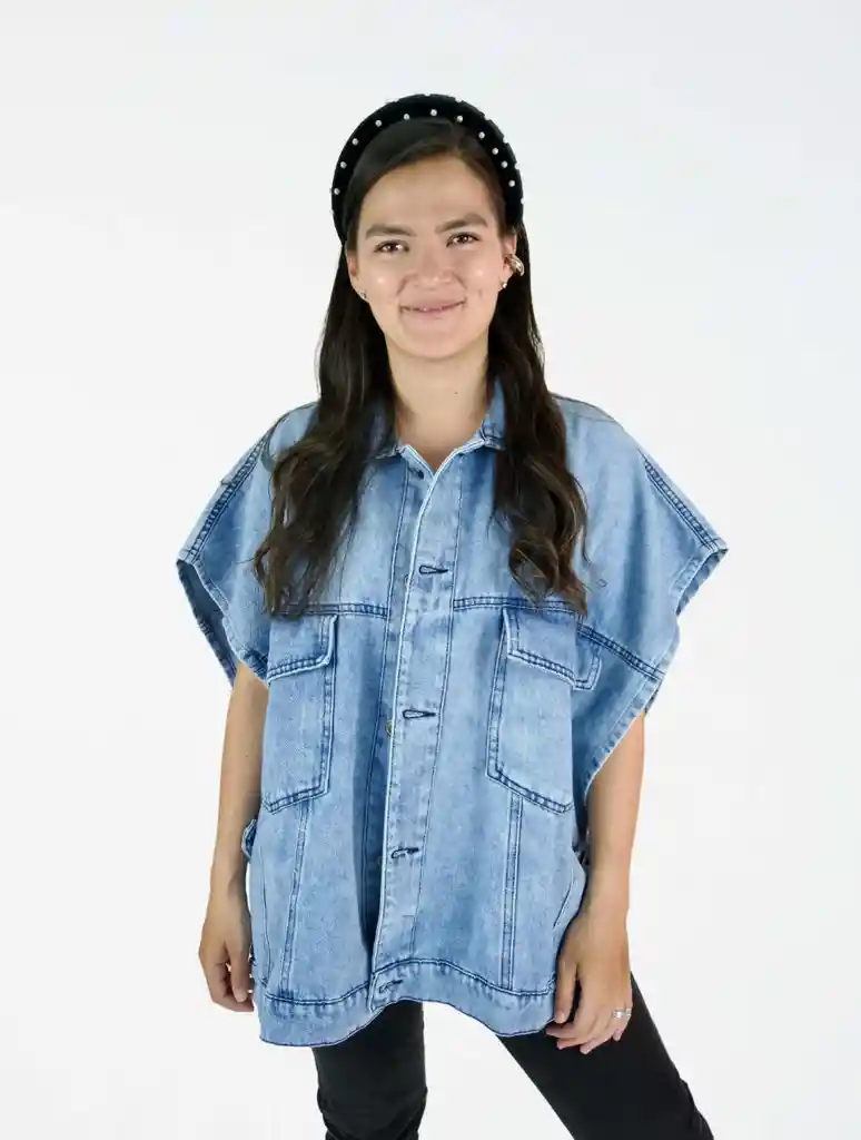Chaqueta Para Mujer Denim - The Beat Azul U