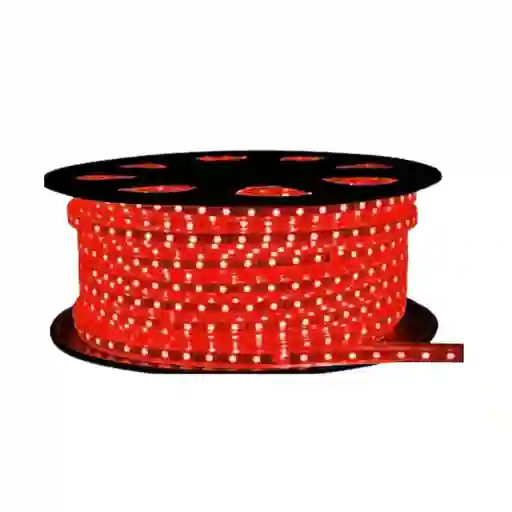 Cinta Led Smd 5050 60leds/m Luz Roja Rollo Por 100m