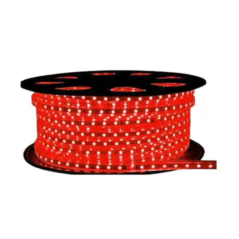 Cinta Led Smd 5050 60leds/m Luz Roja Rollo Por 100m