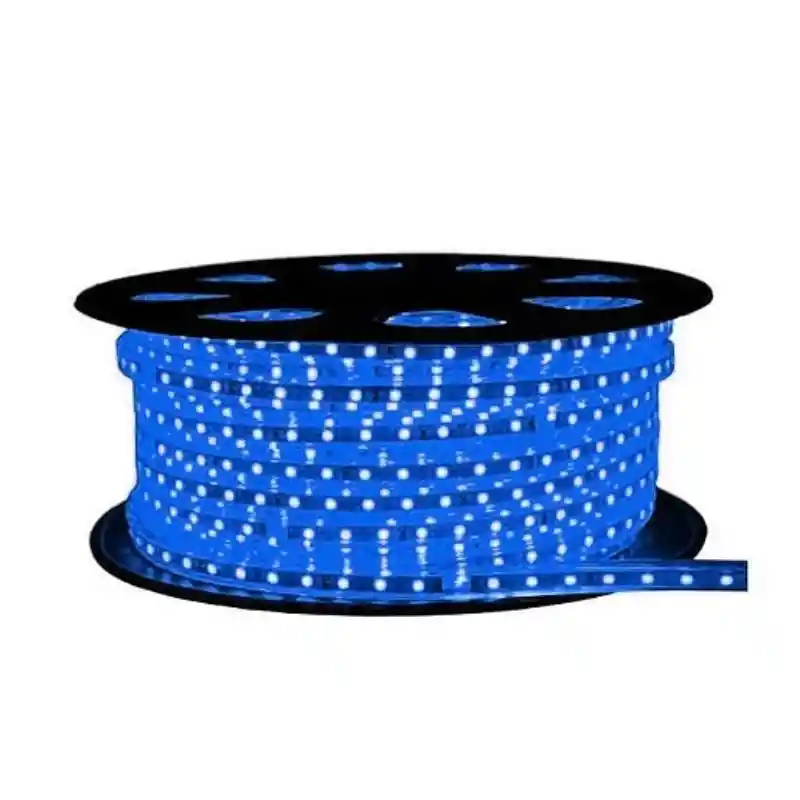 Cinta Led Smd 5050 60leds/m Luz Azul Rollo Po 100m