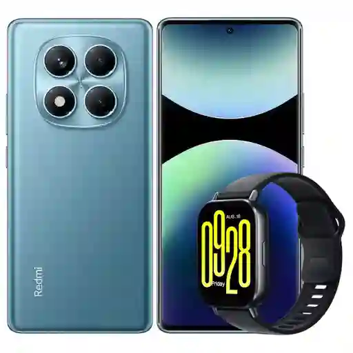 Celular Redmi Note 14 Pro 256gb /8gb Azul + Watch 5 Active Blk
