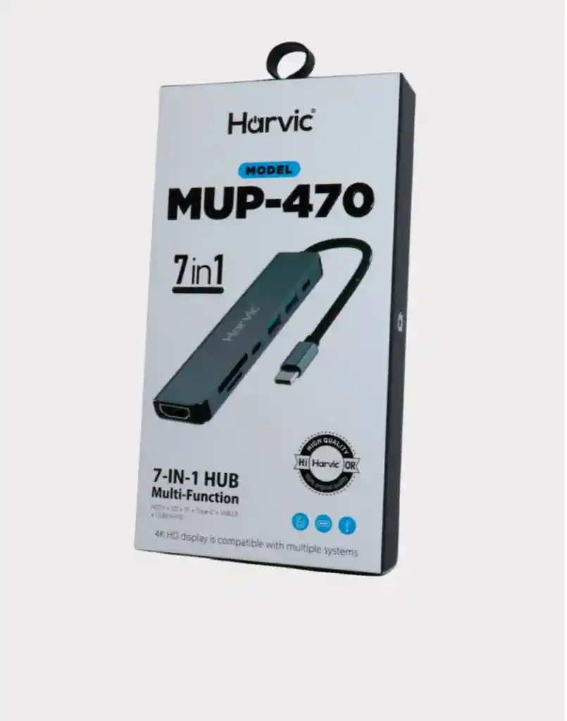 Convertidor Multi Puertos Hidtv- Sd/tf/ -tipo C- Usb-usb-pd