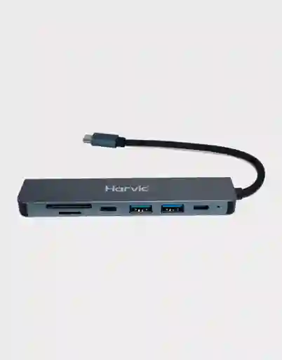 Convertidor Multi Puertos Hidtv- Sd/tf/ -tipo C- Usb-usb-pd