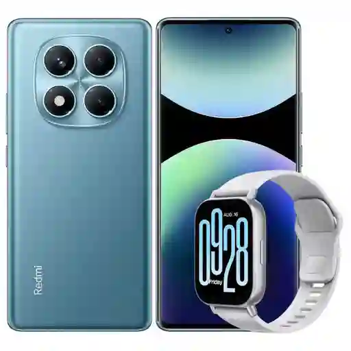 Celular Redmi Note 14 Pro 256gb /8gb Azul + Watch 5 Active Slv