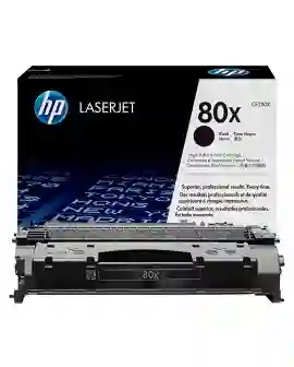 Cartucho Original De Tóner Hp 80x Alto Rendimiento Negro,