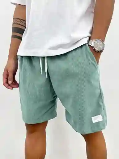 Bermudas,shorts Casuales De Corduroy Para Hombres