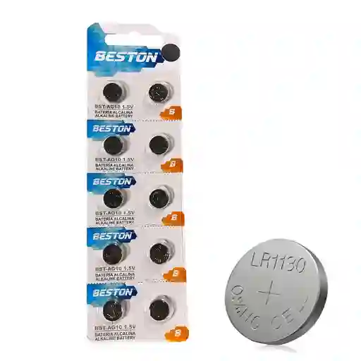 Baterias Beston Pilas Alcalinas Lr1130 Ag10 1.5v Unidad