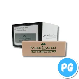 Caja Borrador Miga De Pan Cafe Faber Castell X 20