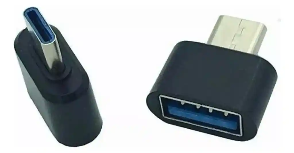 Adaptador Convertidor Usb 3.0 Hembra Otg A Tipo C Usb-c Macho/color Negro