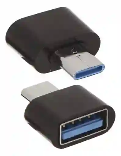 Adaptador Convertidor Usb 3.0 Hembra Otg A Tipo C Usb-c Macho/color Negro