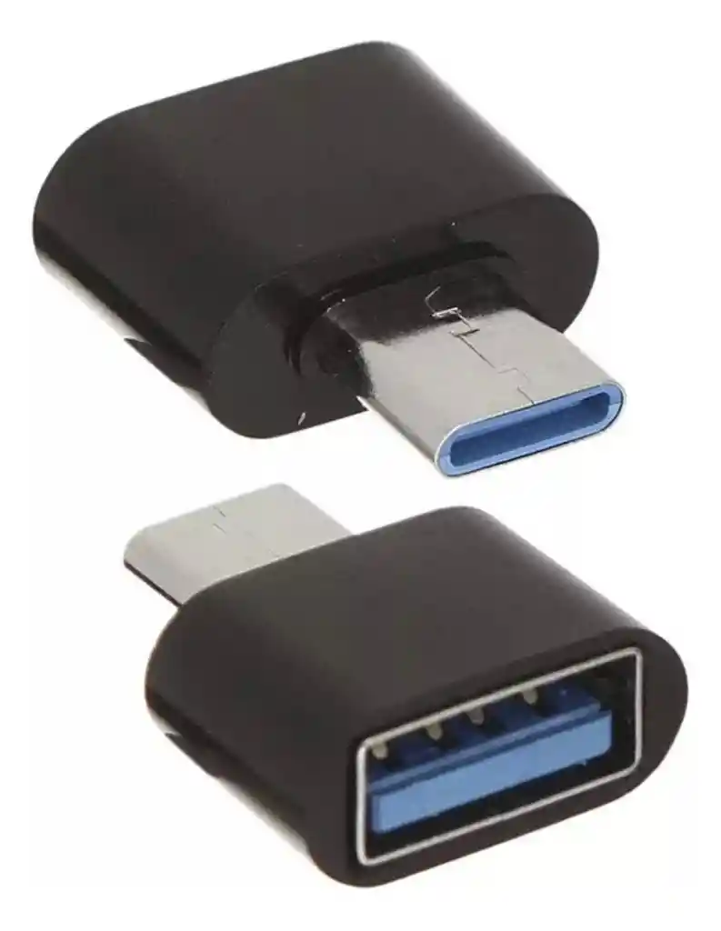 Adaptador Convertidor Usb 3.0 Hembra Otg A Tipo C Usb-c Macho/color Negro
