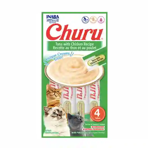 Inaba Cat Churu Rolls Pollo Con Atún Y Pescado
