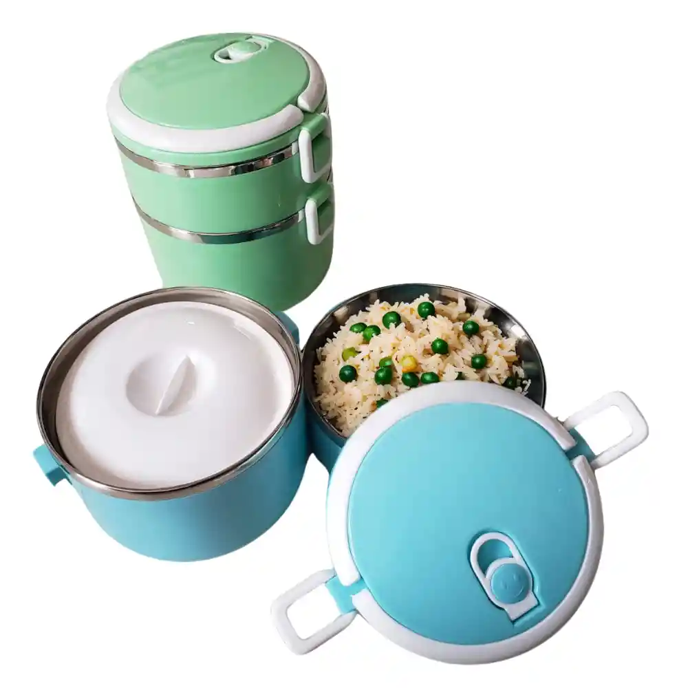 Contenedor De Alimentos Bento De Acero Inoxidable