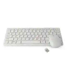Mini Keyboard Blanco + Mouse