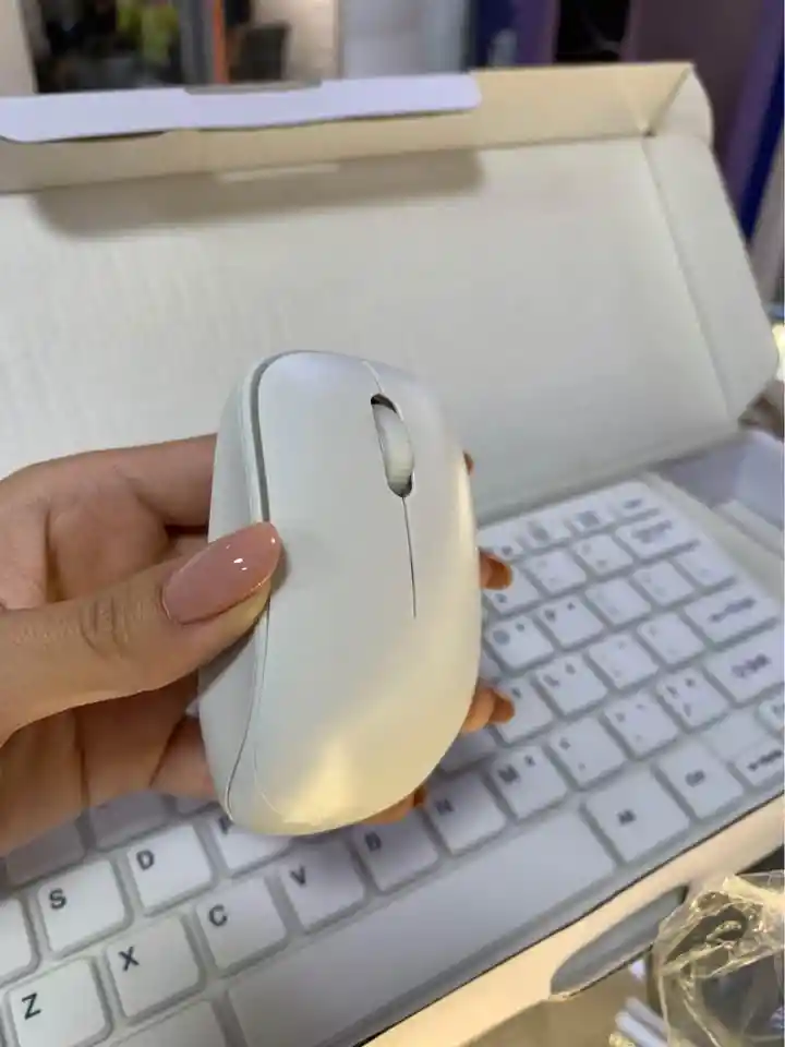 Mini Keyboard Blanco + Mouse