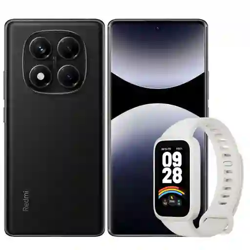 Celular Redmi Note 14 Pro 256gb /8gb Negro + Band 9 Active Wht