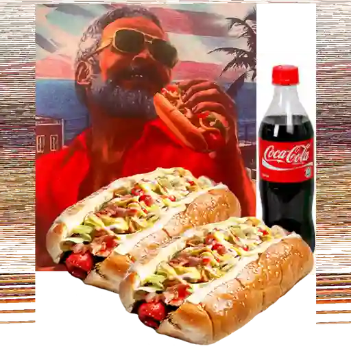 Hot Dog Parchado En Combo