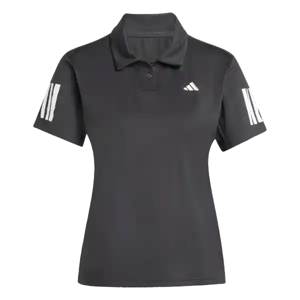 Adidas Camiseta Polo Club Para Tenis de Mujer Negro Talla M
