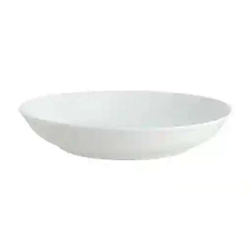 Plato De Sopa En Porcelana Blanco 0003