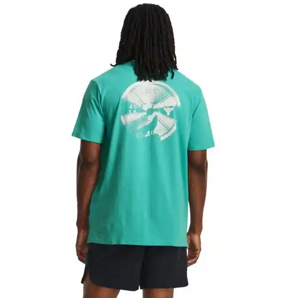 Under Armour Camiseta Rock Night Hombre Verde SM 1379751-369