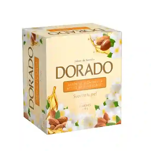 Dorado Jabón de Tocador Jazmines y Aceite de Almendras