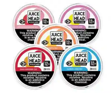 Pouches Juice Head Nicotina Raspberry Lemonade Mint 12 Mg