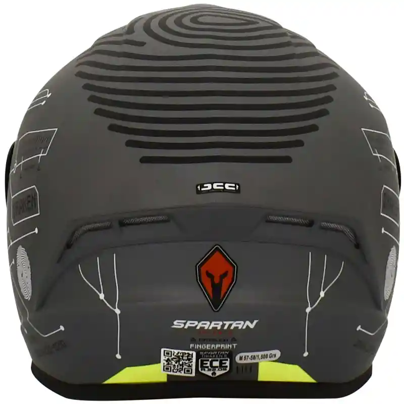 Casco Moto Spartan Draken Fingerprint B1 Certificado Ece Dot Disponible Talla M