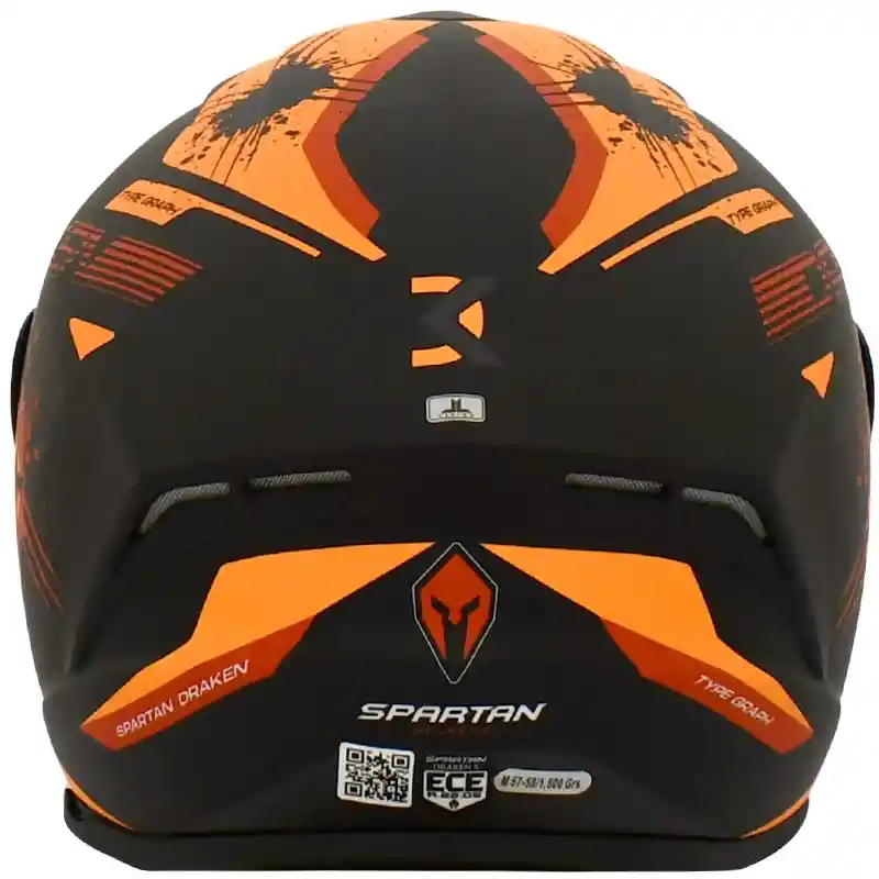 Casco Mt Spartan Draken Type B4 Certificado Moto Ece Dot Ntc Disponible Talla M