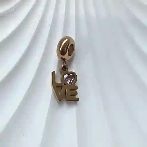 Charm Cristal Love Rosa