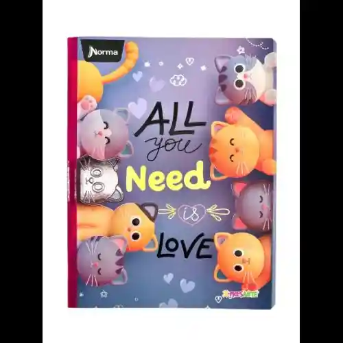 Cuaderno Rayado Scribe Cosido 100 Hojas Con Stickers Para Mujer Diseños Varios