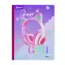 Cuaderno Rayado Norma Cosido 100 Hojas Con Stickers Para Mujer Diseños Varios