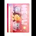 Cuaderno Rayado Norma Cosido 100 Hojas Con Stickers Para Mujer Diseños Varios
