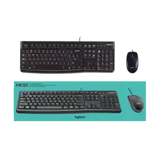 Combo Logitech Mk120 Cableado