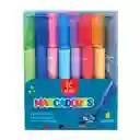 Marcadores Doble Trazo 8 Und Surtido