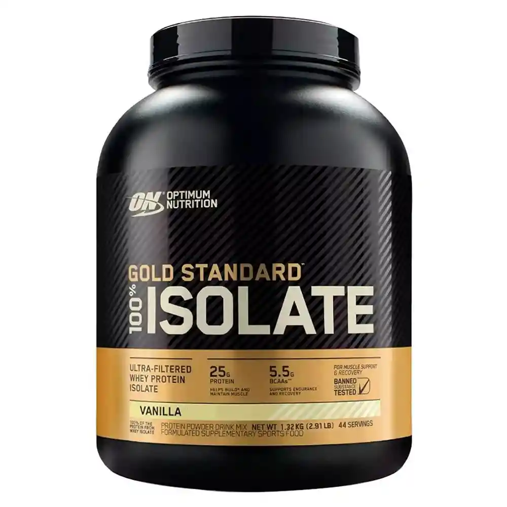 100 % Gold Standard Isolate 3 Lbs Sabor Rich Vainilla