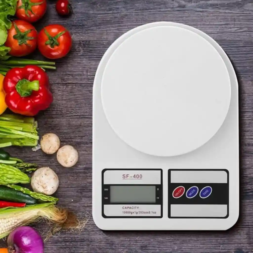 Pesa Alimentos Bascula Gramera Digital Balanza 10k F400