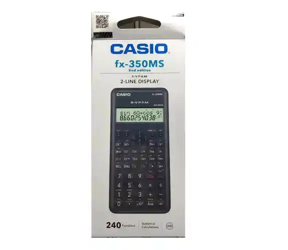 Calculadora Cientifica Casio Fx-350ms Circuit Color Negro