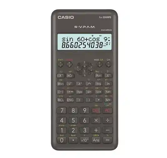 Calculadora Cientifica Casio Fx-350ms Circuit Color Negro