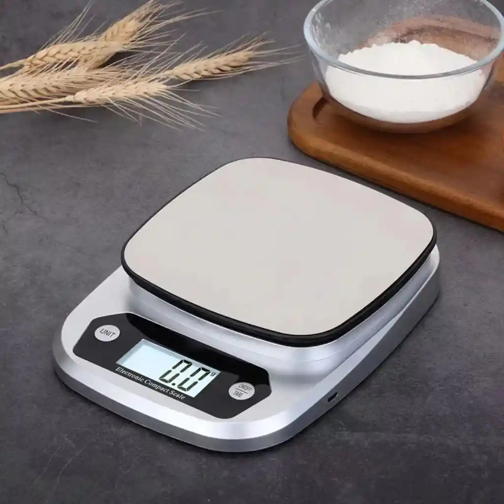 Pesa Alimentos Bascula Gramera Digital Balanza 10k Sh131