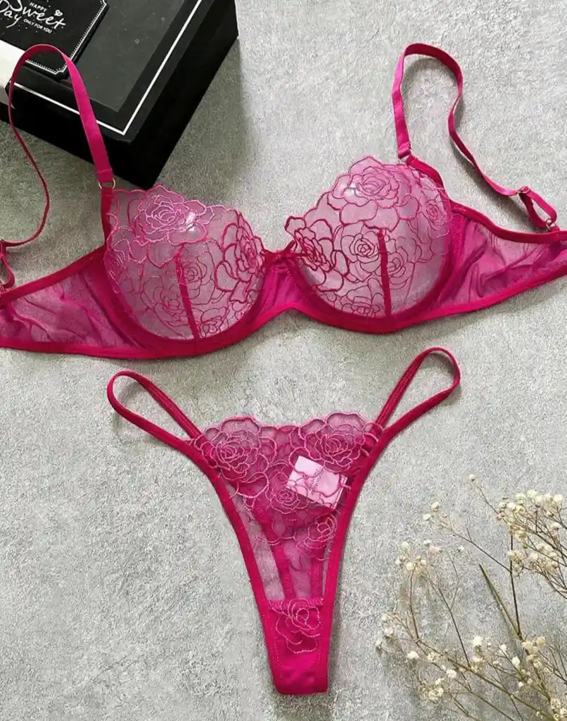 Set Diamante Fucsia