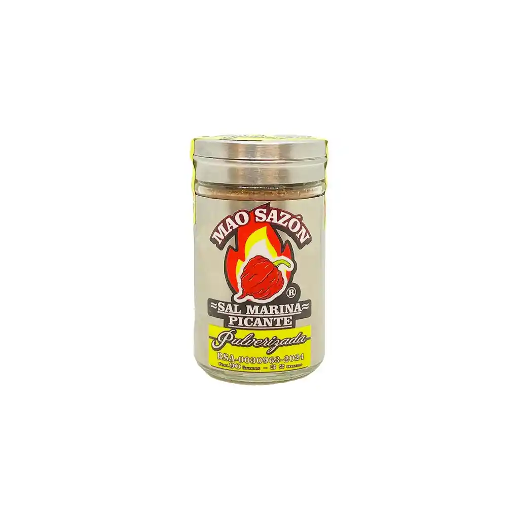 Salero Sal Marina Picante Pulverizada 90 Gr