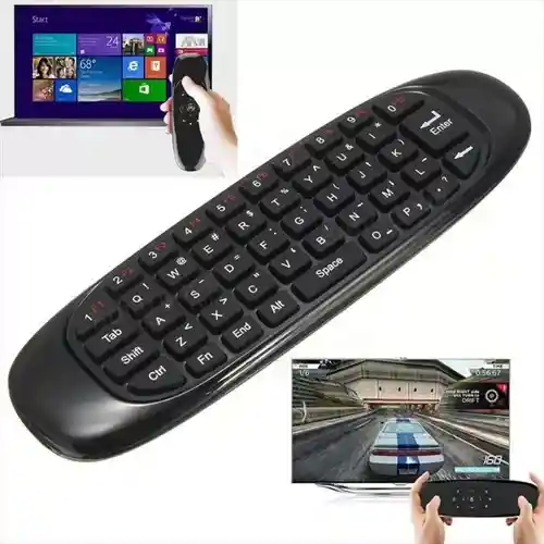 Control Remoto Para Smart Tv Teclado Inalámbrico Receptor Usb Air Mouse Innovo Tech