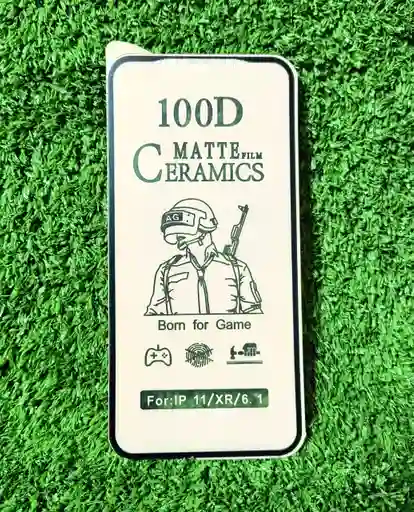 Vidrio Ceramico Mate Iphone 11 | Full Pegamento | Protector De Pantalla | Contacto Sensible