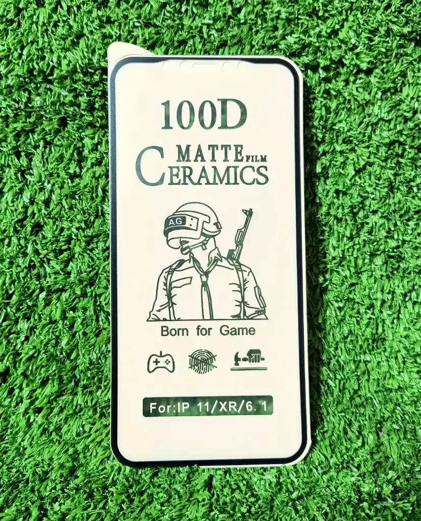 Vidrio Ceramico Mate Iphone 11 | Full Pegamento | Protector De Pantalla | Contacto Sensible