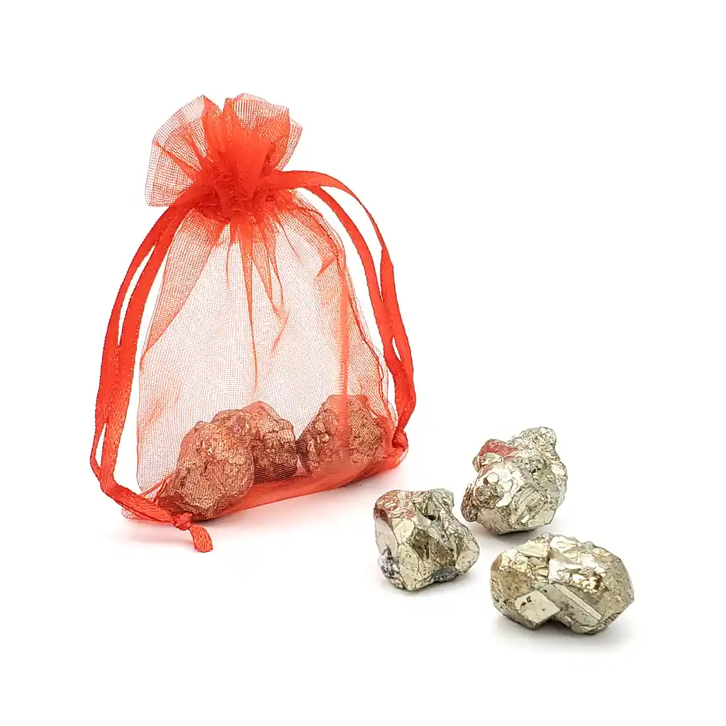Kit De Prosperidad Piedras Pirita Naturales