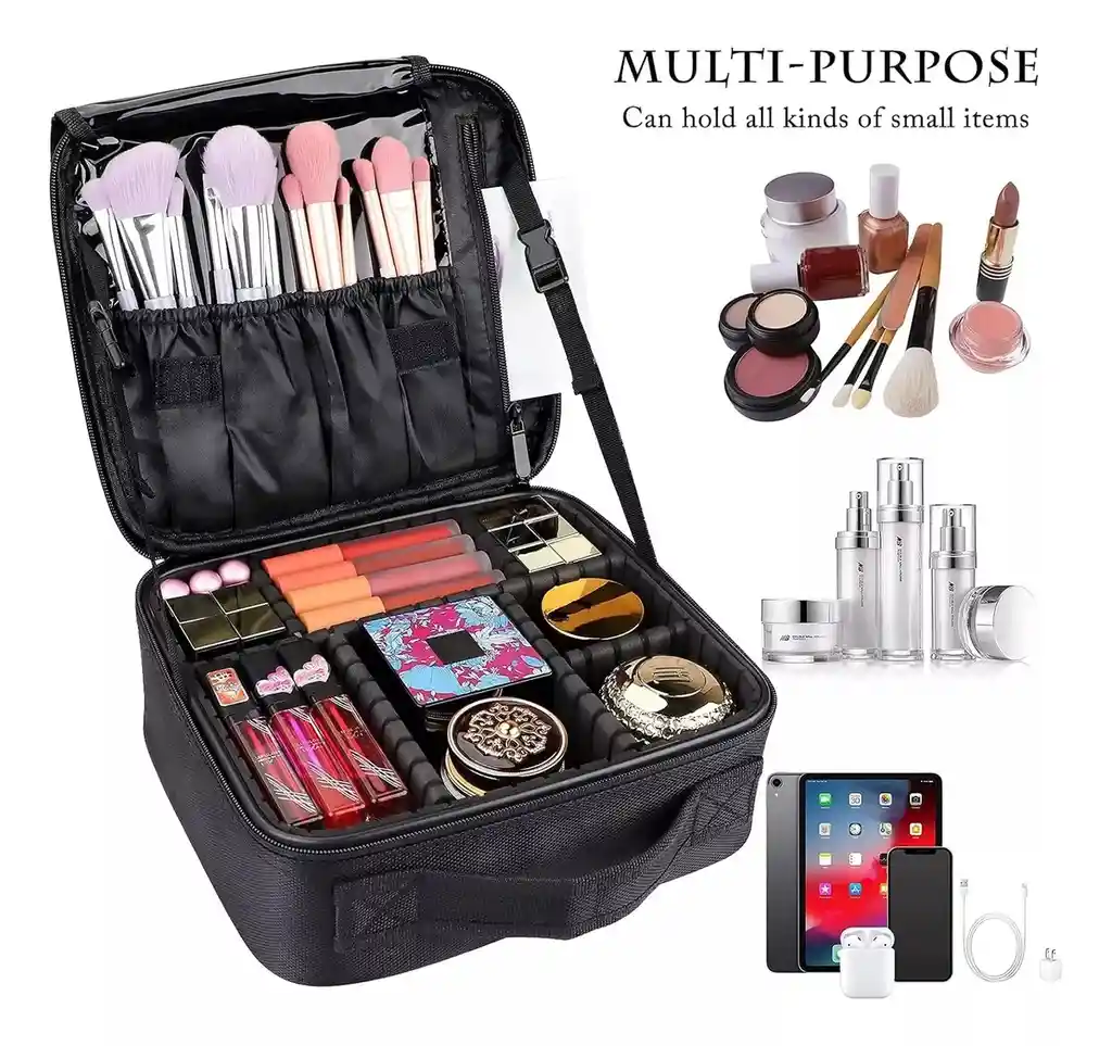 Maletín Maquillaje Cosmetiquera, Estuche De Maquillaje