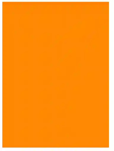 Cartulina Plana Naranja - 1/8