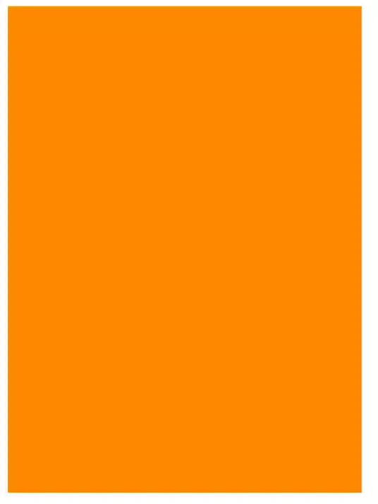 Cartulina Plana Naranja - 1/8